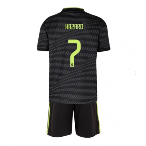 Real Madrid Eden Hazard #7 Tredjedraktsett Barn 2022-23 Kortermet (+ Korte bukser) Real Madrid Eden Hazard #7 Tredjedraktsett Barn 2022-23 Kortermet (+ Korte bukser)